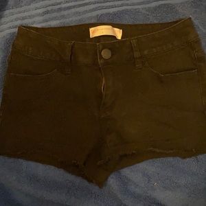 Black shorts size 5